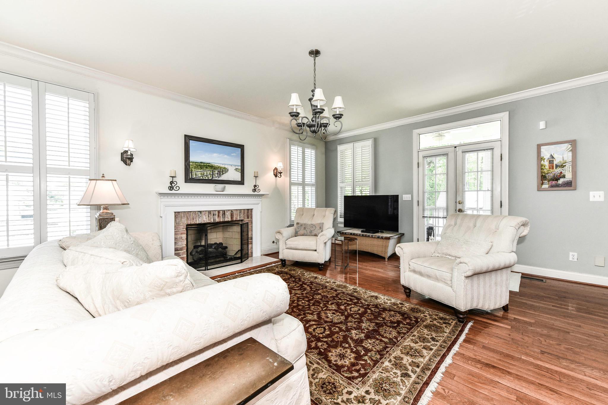807 Old County Road Severna Park, MD 21146 - Photo 7 of 24 Living room with fireplace