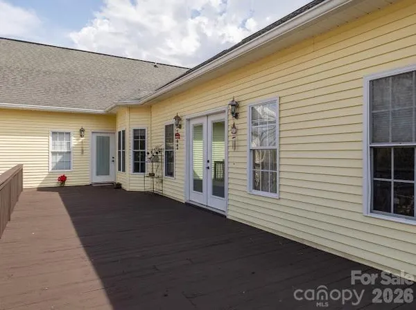 a view of a house with a porch