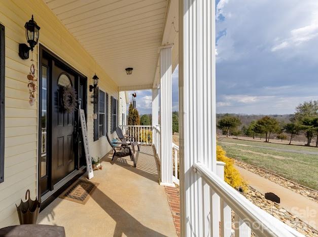 3131 Christie Road Hudson, NC 28638 - Photo 9 of 48 a view of a balcony