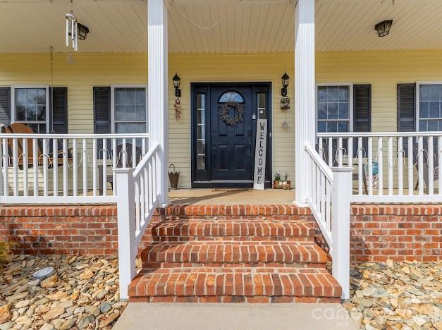 3131 Christie Road Hudson, NC 28638 - Photo 10 of 48 front view of a house with a large window
