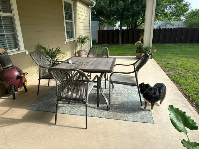 613 North Main Street Muenster, TX 76252 - Photo 21 of 24 a view of an outdoor sitting area with chairs