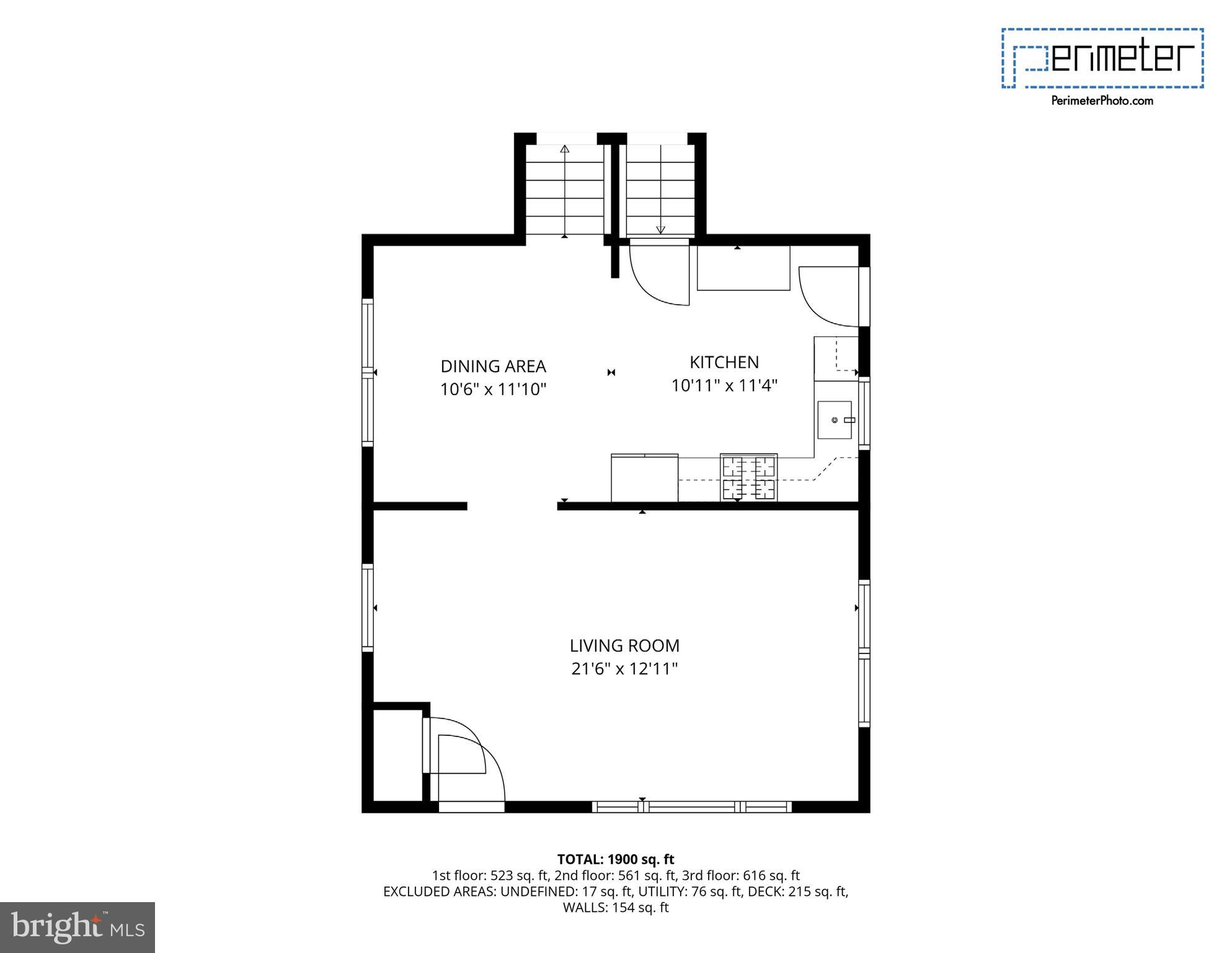 123 Walnut Street Northwest Washington, DC 20012 - Photo 29 of 38 a picture of a floor plan