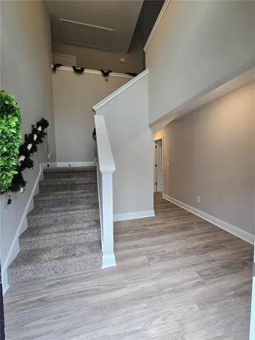 a view of entryway and hall