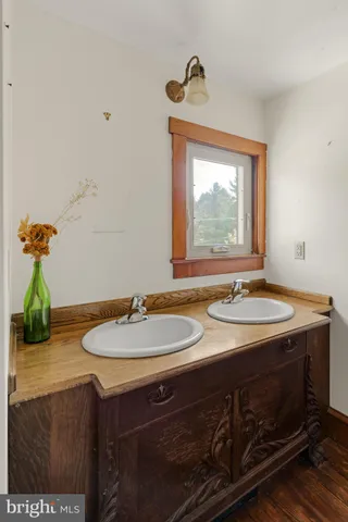 an aerial view of residential house with outdoor space