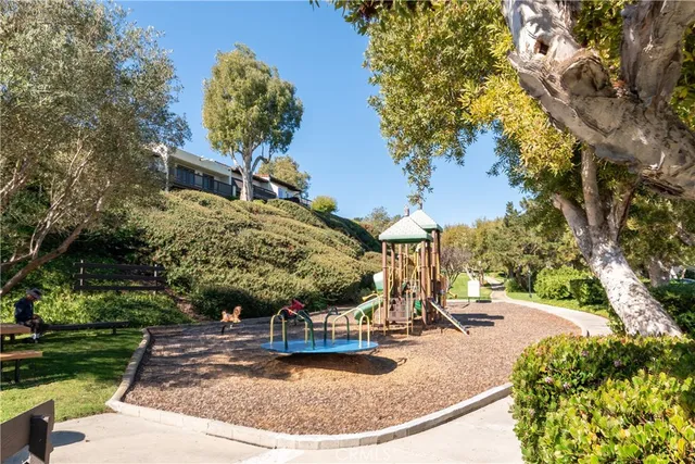 a view of a park with tree s