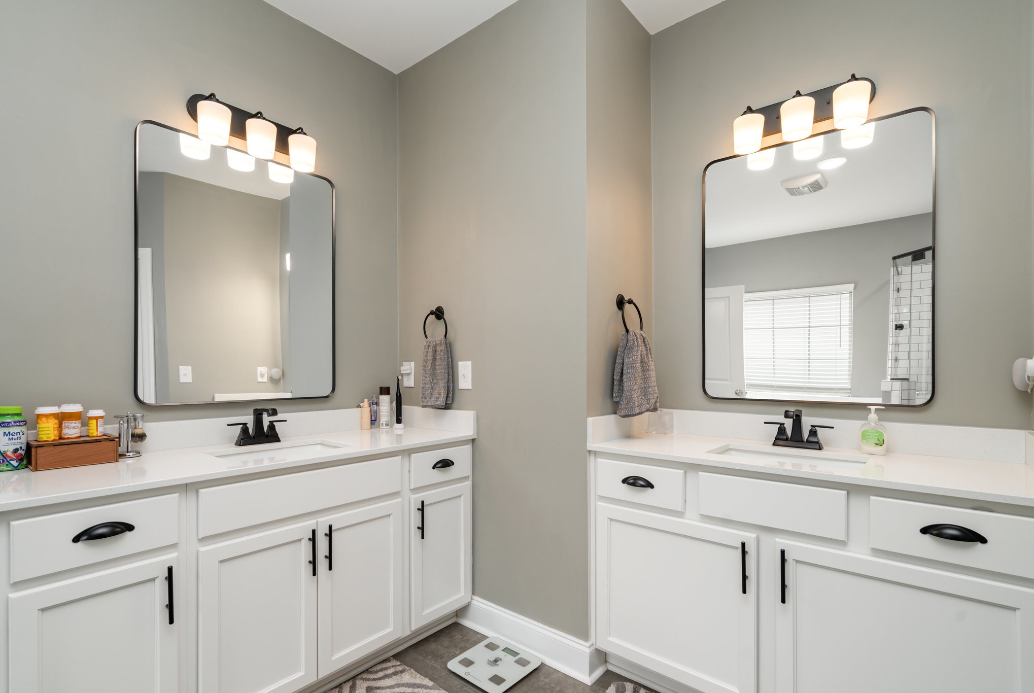 7445 Swindon Boulevard Fairview, TN 37062 - Photo 17 of 38 a bathroom with a double vanity sink mirror and