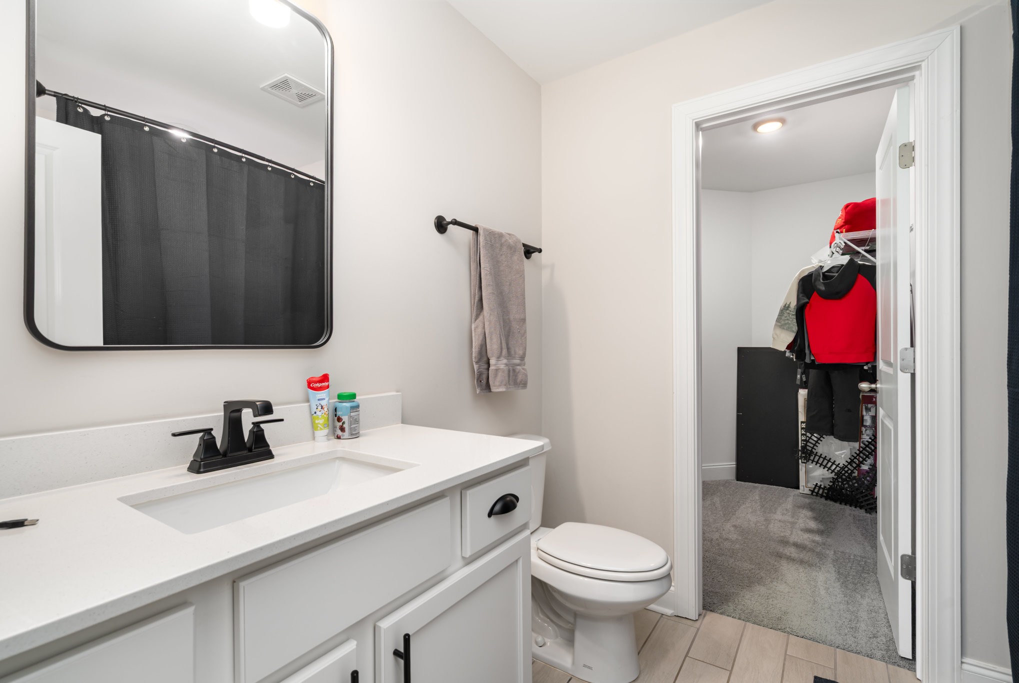 7445 Swindon Boulevard Fairview, TN 37062 - Photo 21 of 38 a bathroom with a sink vanity mirror and toilet