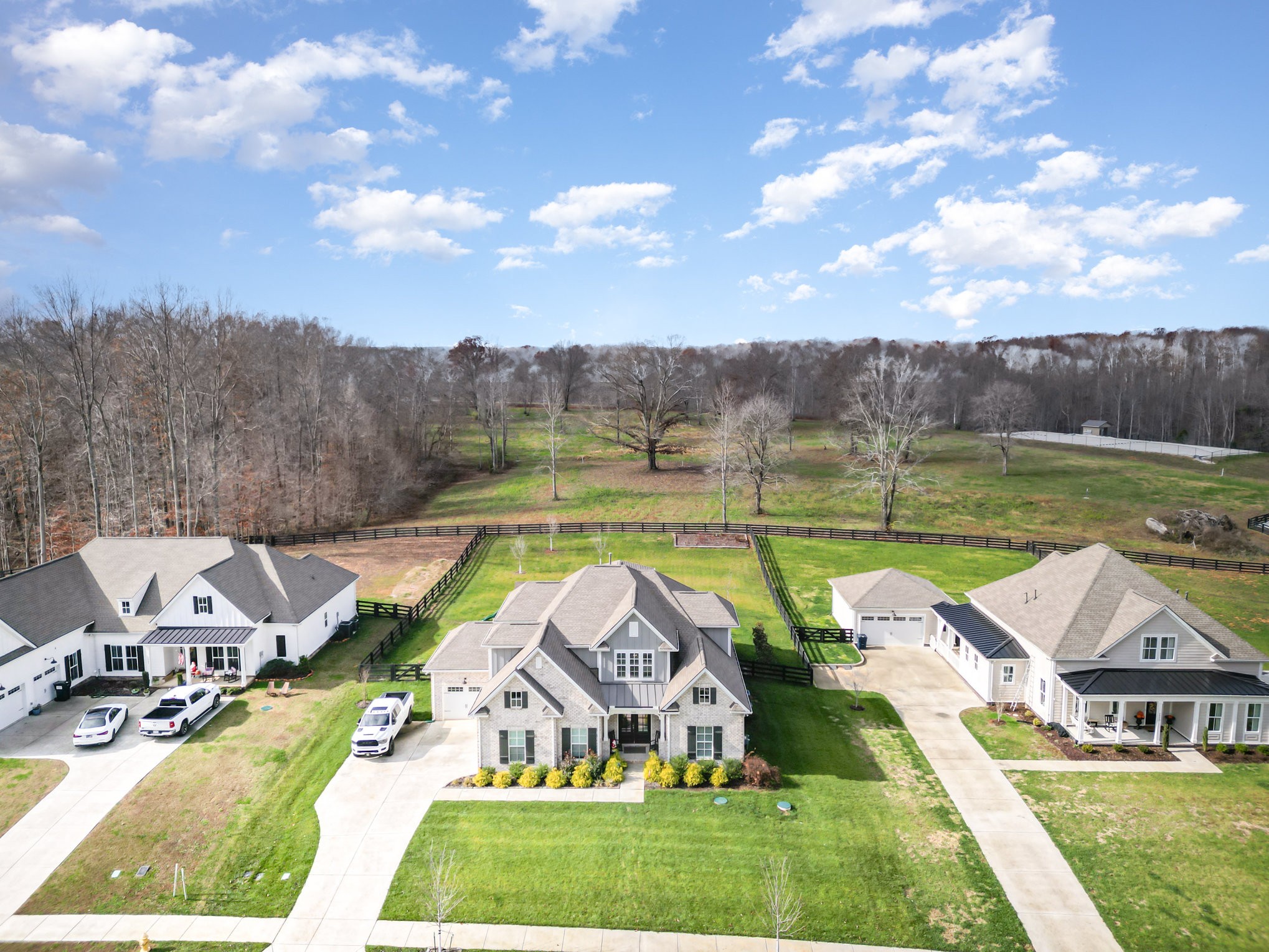 7445 Swindon Boulevard Fairview, TN 37062 - Photo 38 of 38 an aerial view of a house with outdoor space swimming pool and mountains