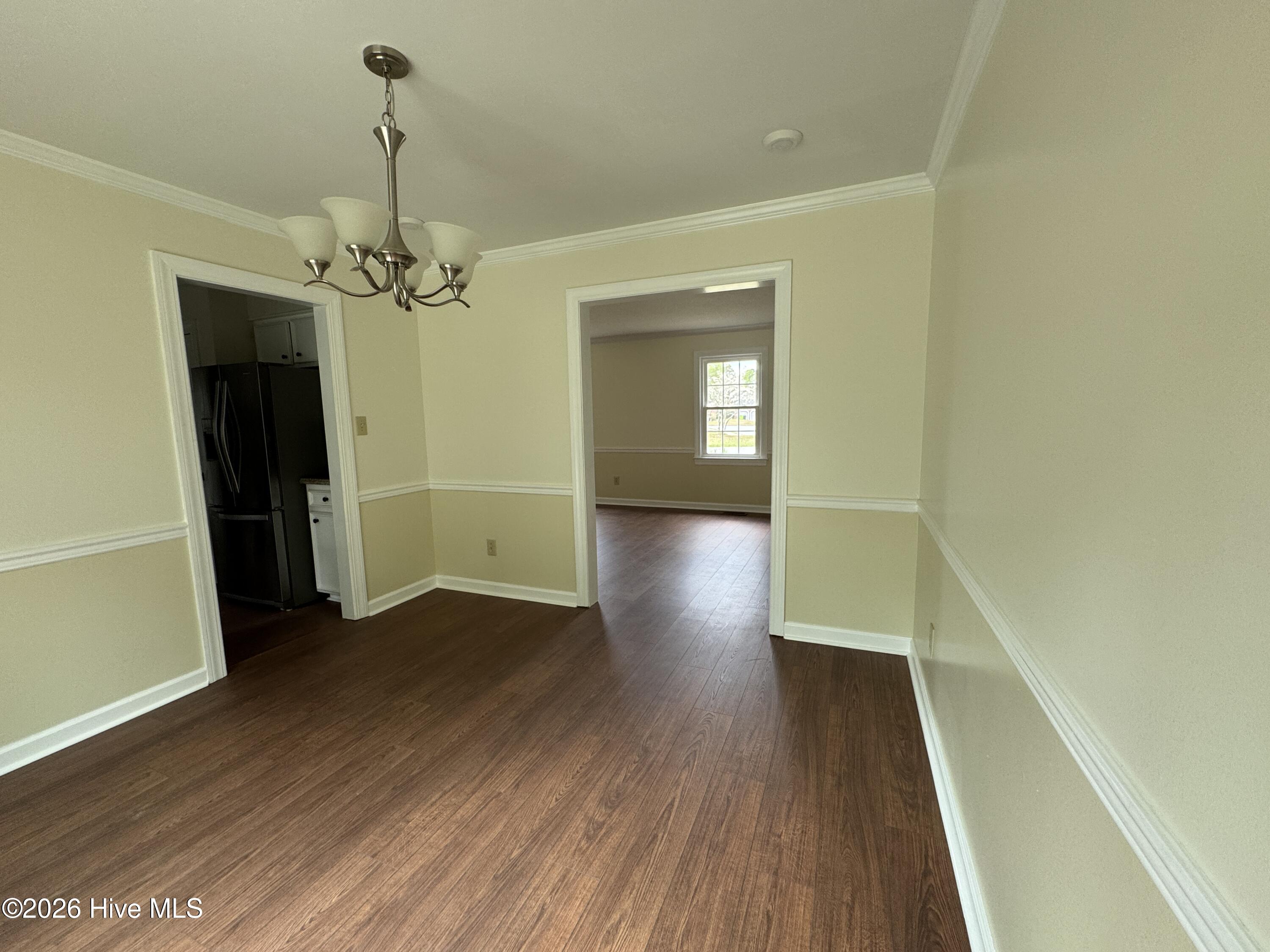 2 Raintree Way Havelock, NC 28532 - Photo 13 of 43 View Through Dining Room into Formal Living Room and Kitchen.