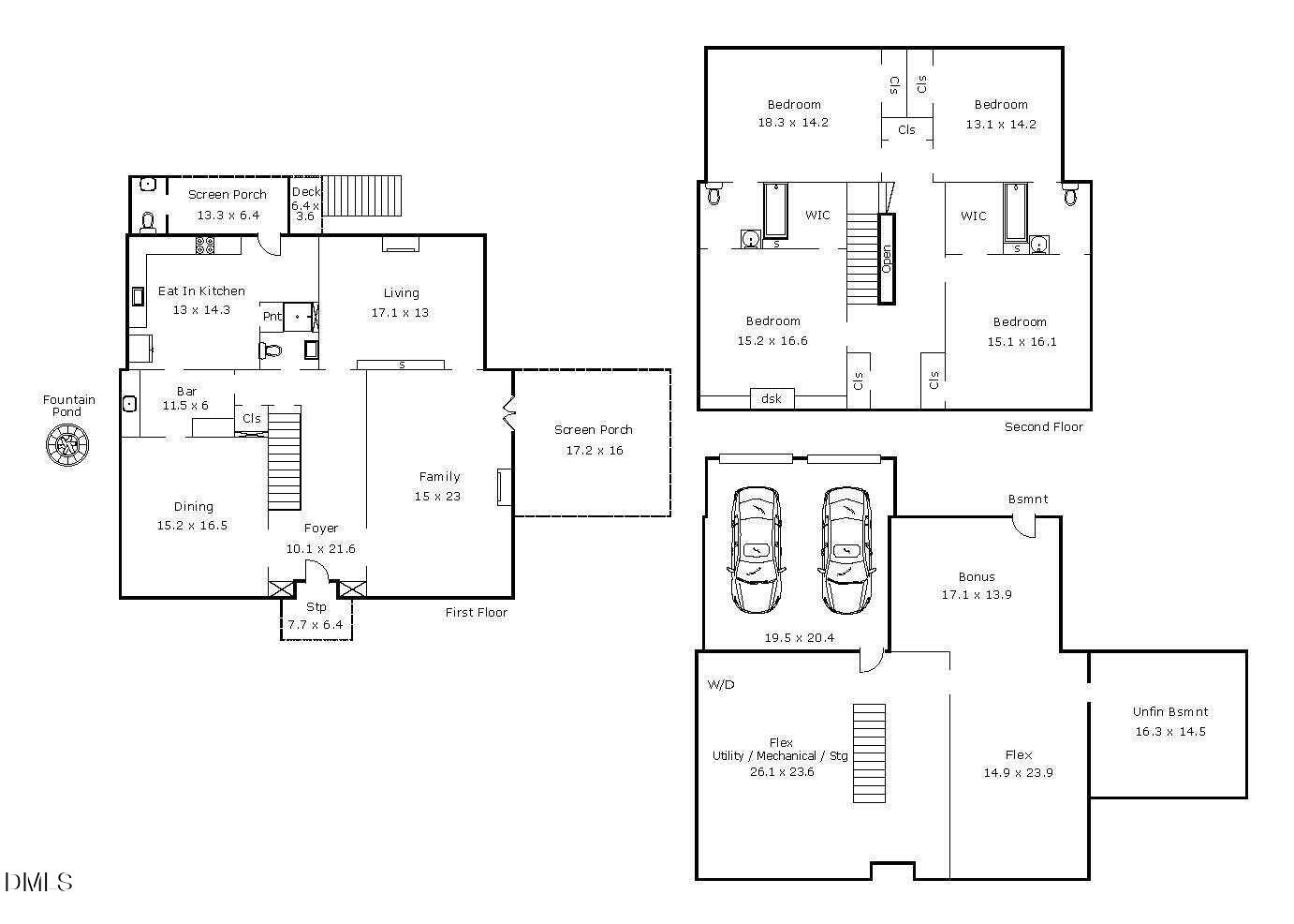 64 Beverly Drive Durham, NC 27707 - Photo 71 of 71 Floor Plan