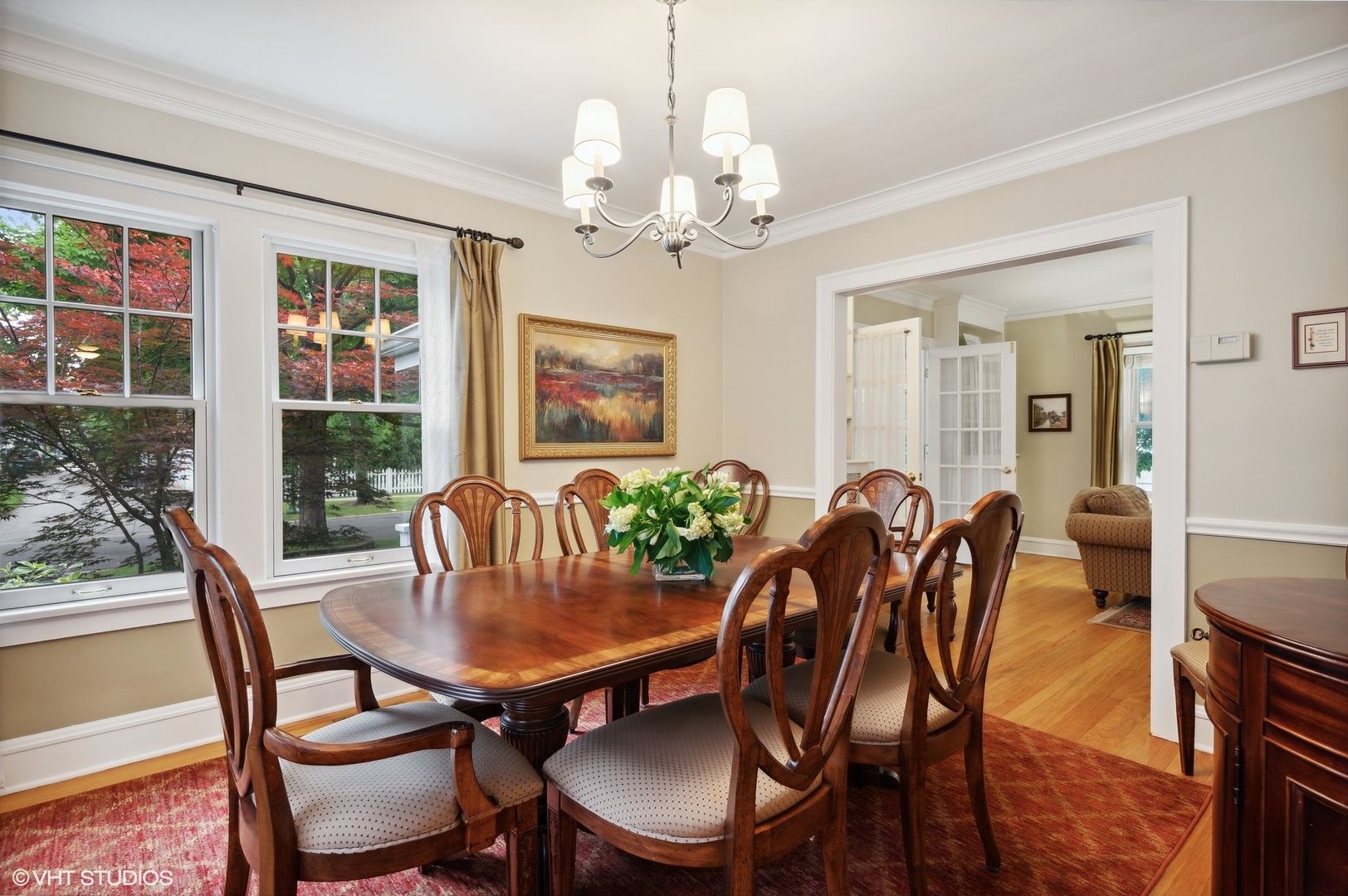 315 16th Street Wilmette, IL 60091 - Photo 14 of 31 a view of a dining room with furniture window and outside view
