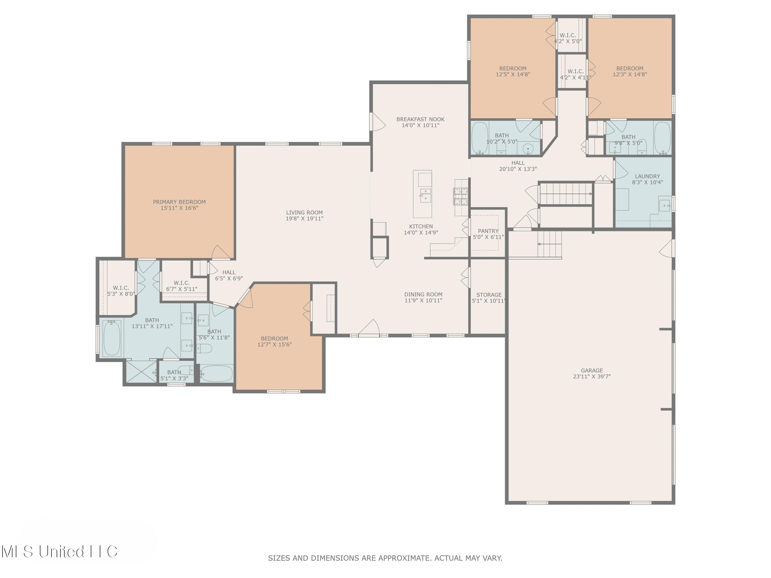 1778 Sunset Farms Drive Hernando, MS 38632 - Photo 61 of 64 Main floor w/3car-garage