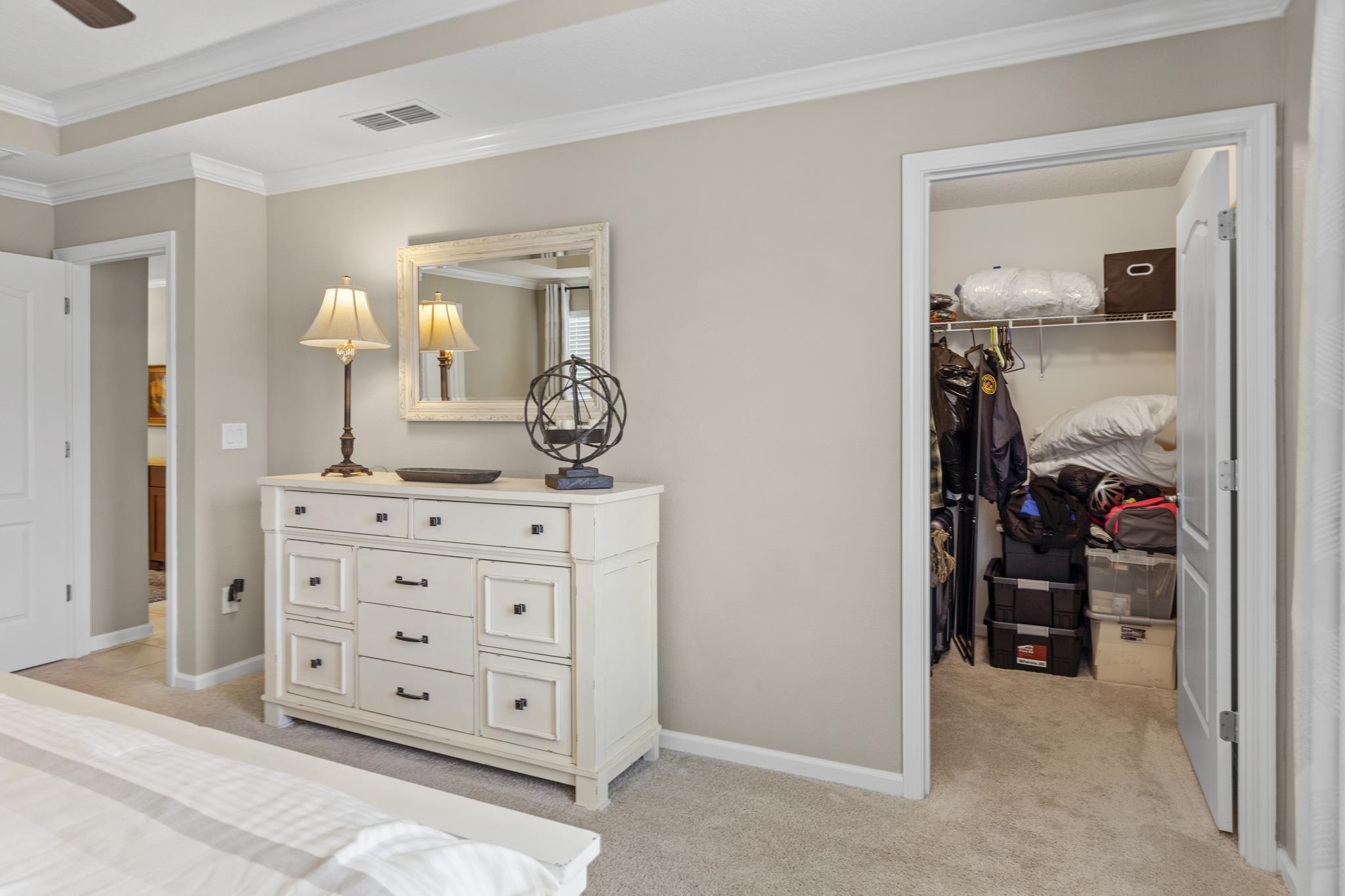 307 Palace Drive St. Augustine, FL 32084 - Photo 22 of 58 a view of bedroom with cabinet mirror and window