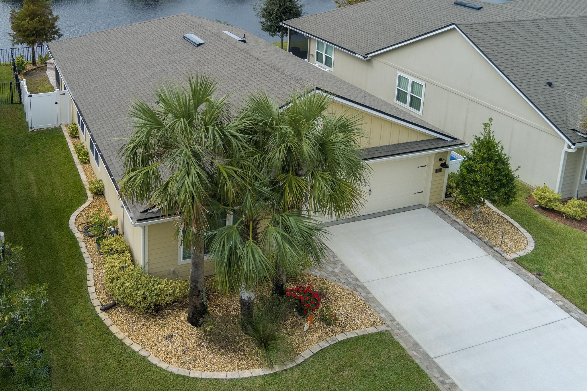 307 Palace Drive St. Augustine, FL 32084 - Photo 44 of 58 an aerial view of a house with a yard