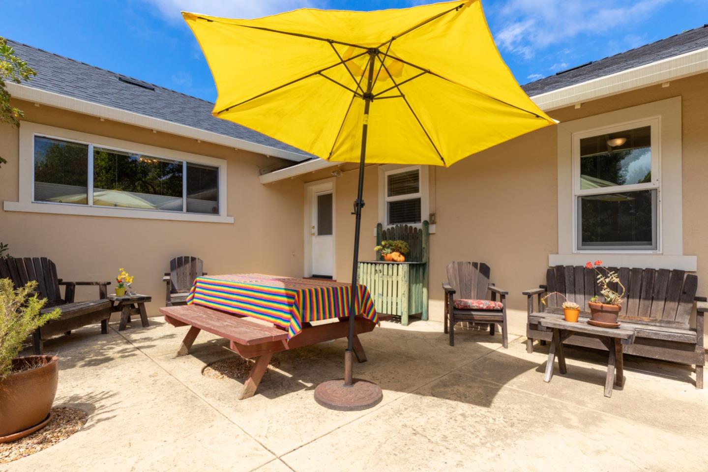 875 Amesti Road Watsonville, CA 95076 - Photo 31 of 52 a backyard of a house with seating space