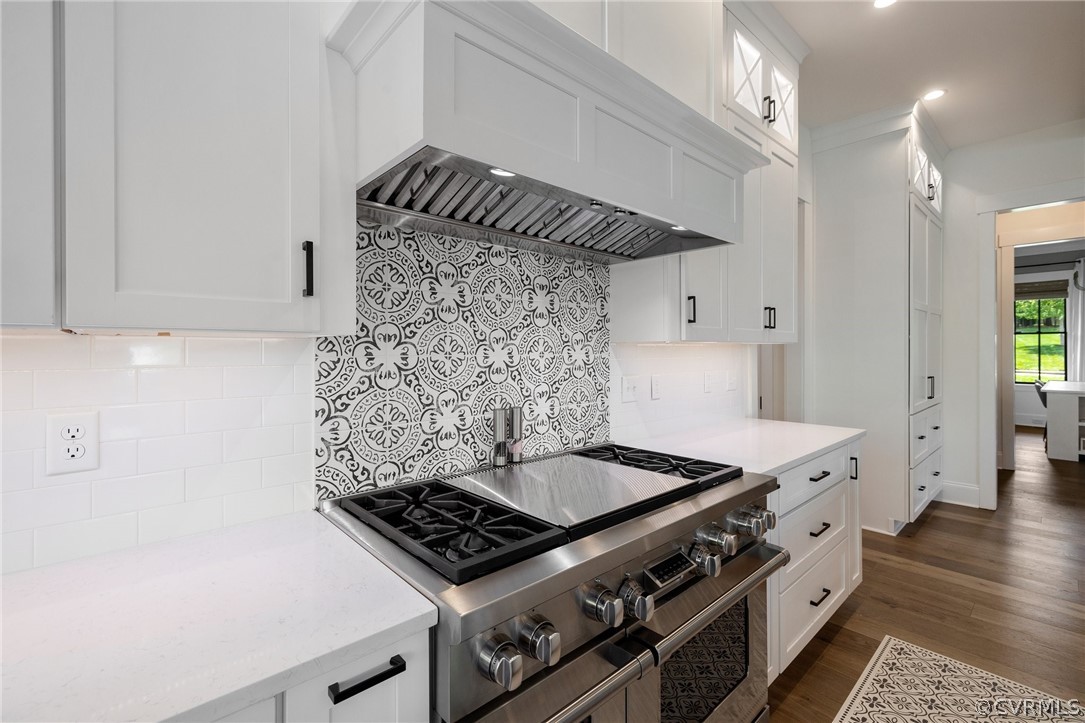 16224 Old Castle Road Midlothian, VA 23112 - Photo 16 of 50 a white stove top oven sitting inside of a kitchen
