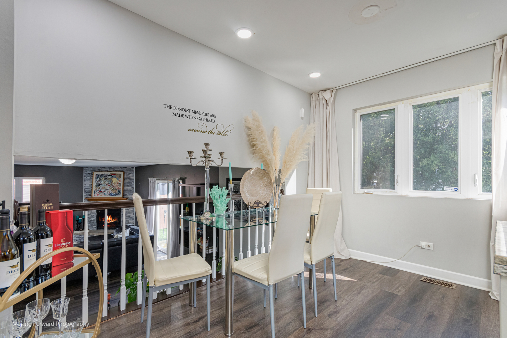 16023 Trumbull Avenue Markham, IL 60428 - Photo 14 of 36 a view of a livingroom with furniture staircase and windows