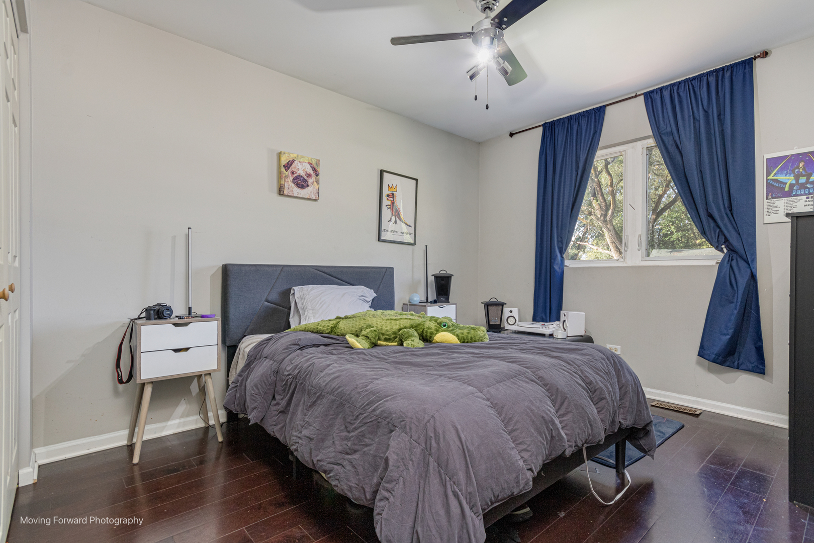 16023 Trumbull Avenue Markham, IL 60428 - Photo 26 of 36 a bedroom with a bed and wooden floor