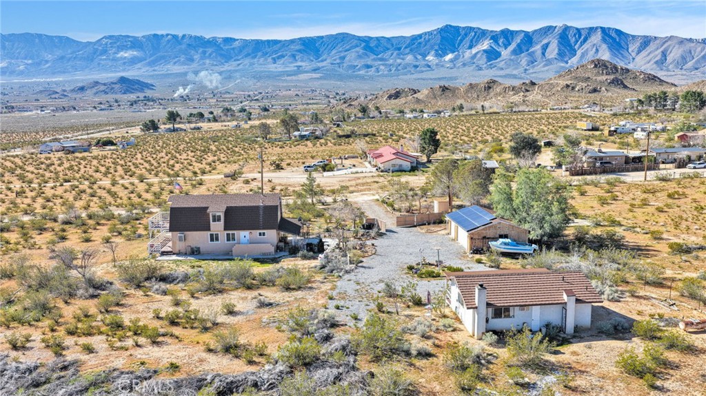 31420 Rabbit Springs Lane Lucerne Valley, CA 92356 - Photo 71 of 72 an aerial view of residential house with an outdoor space