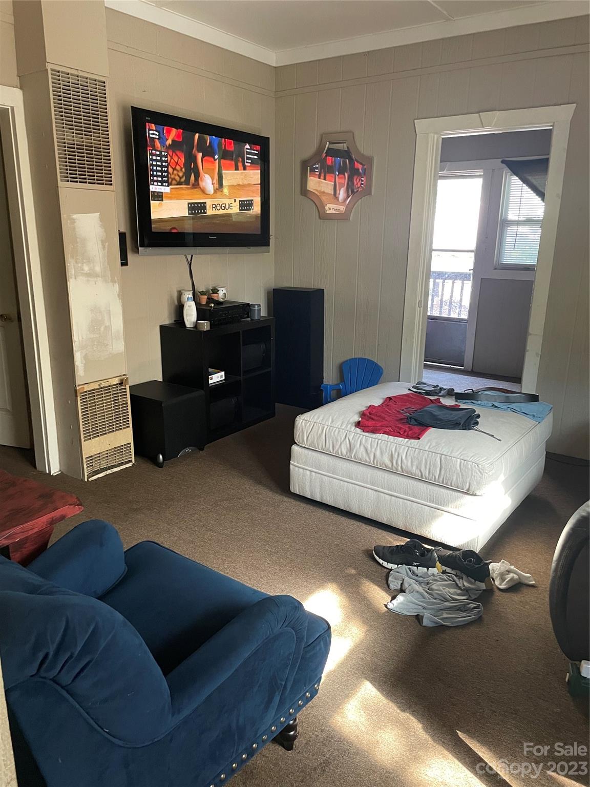 1271 Springdale Road Lancaster, SC 29720 - Photo 7 of 12 a living room with furniture and a flat screen tv