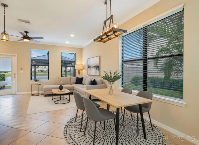 a view of a livingroom with furniture and window