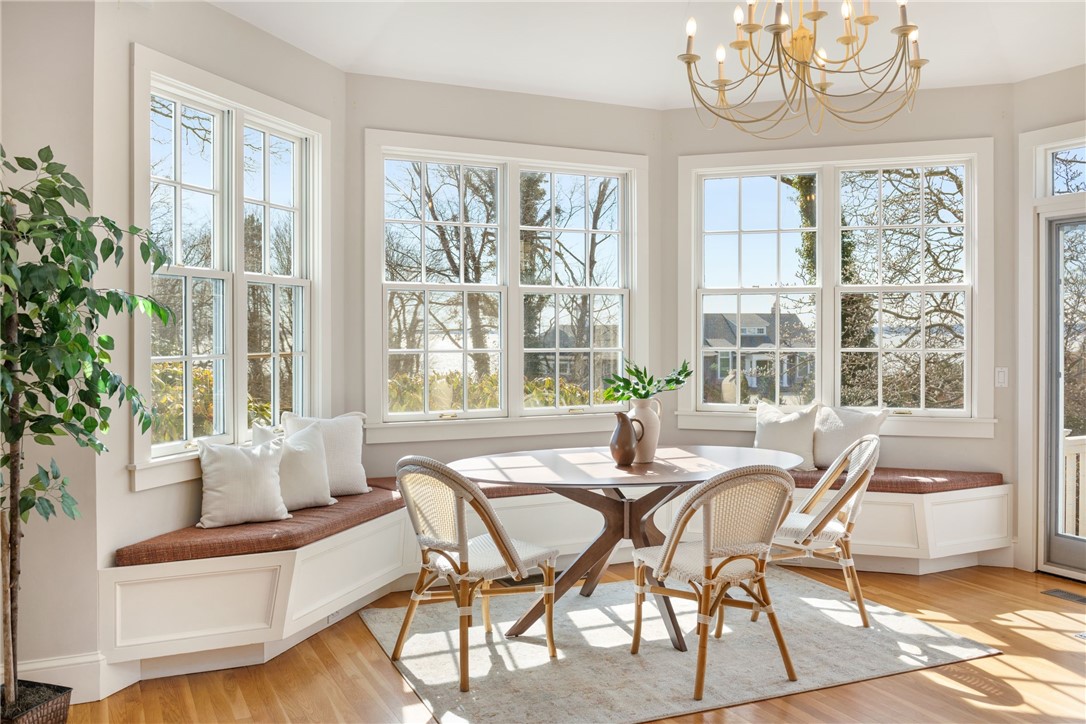 139 Nayatt Road Barrington, RI 02806 - Photo 10 of 49 Informal dining area with views in kitchen