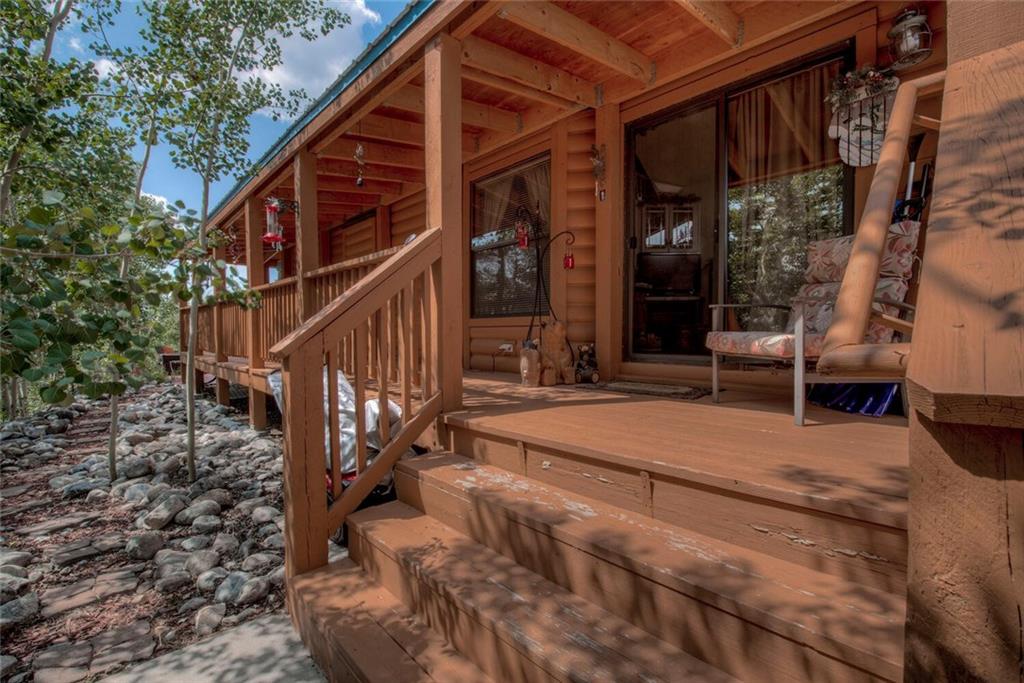 92 Sunshine Loop Fairplay, CO 80440 - Photo 3 of 35 a backyard of a house with outdoor seating