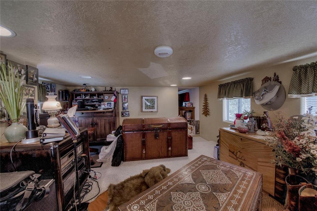 92 Sunshine Loop Fairplay, CO 80440 - Photo 24 of 35 a living room with furniture and a flat screen tv