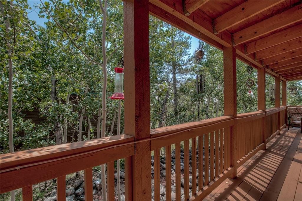 92 Sunshine Loop Fairplay, CO 80440 - Photo 4 of 35 a view of a balcony with wooden floor