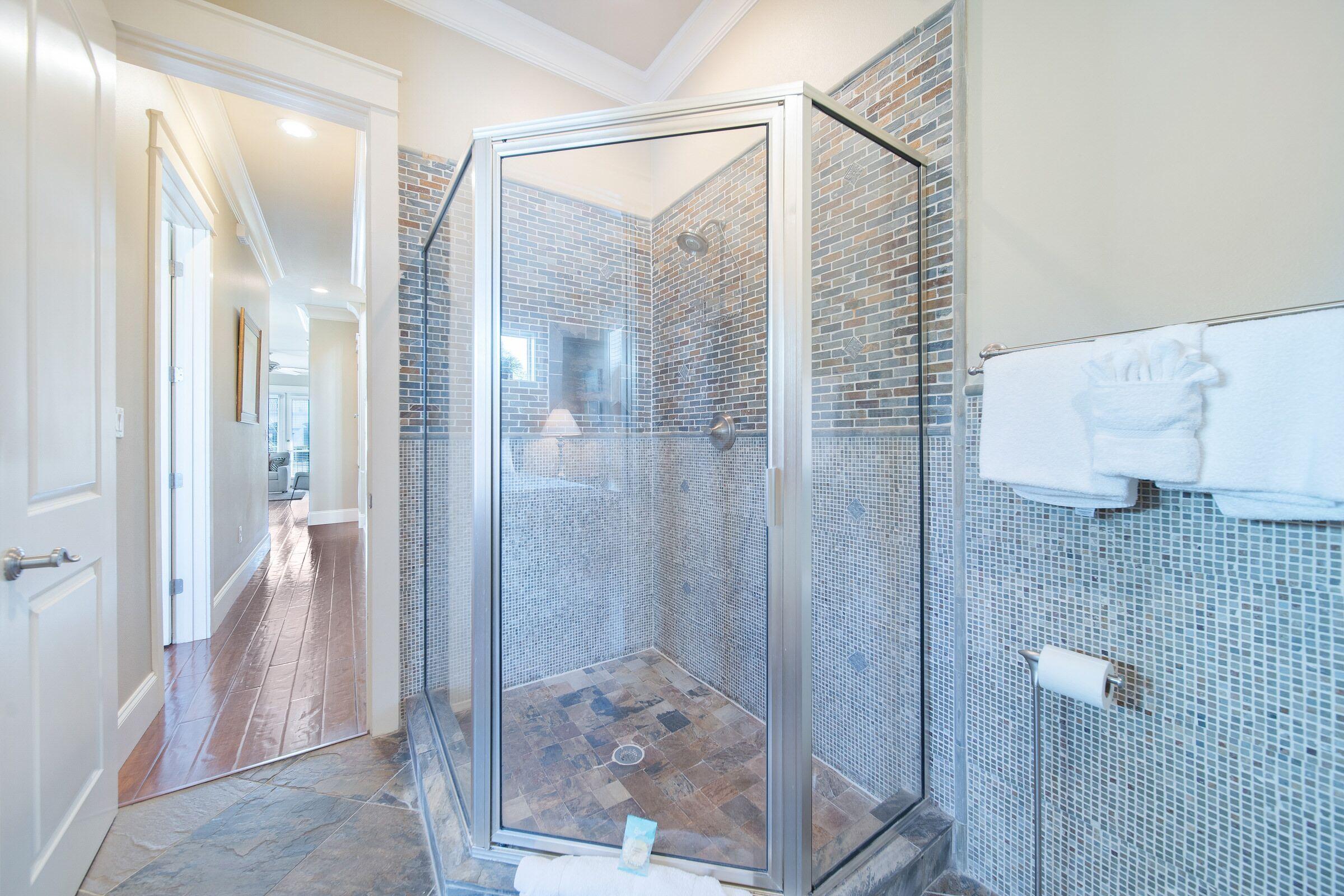 4836 Ocean Boulevard Destin, FL 32541 - Photo 56 of 71 a bathroom with a shower and a sink