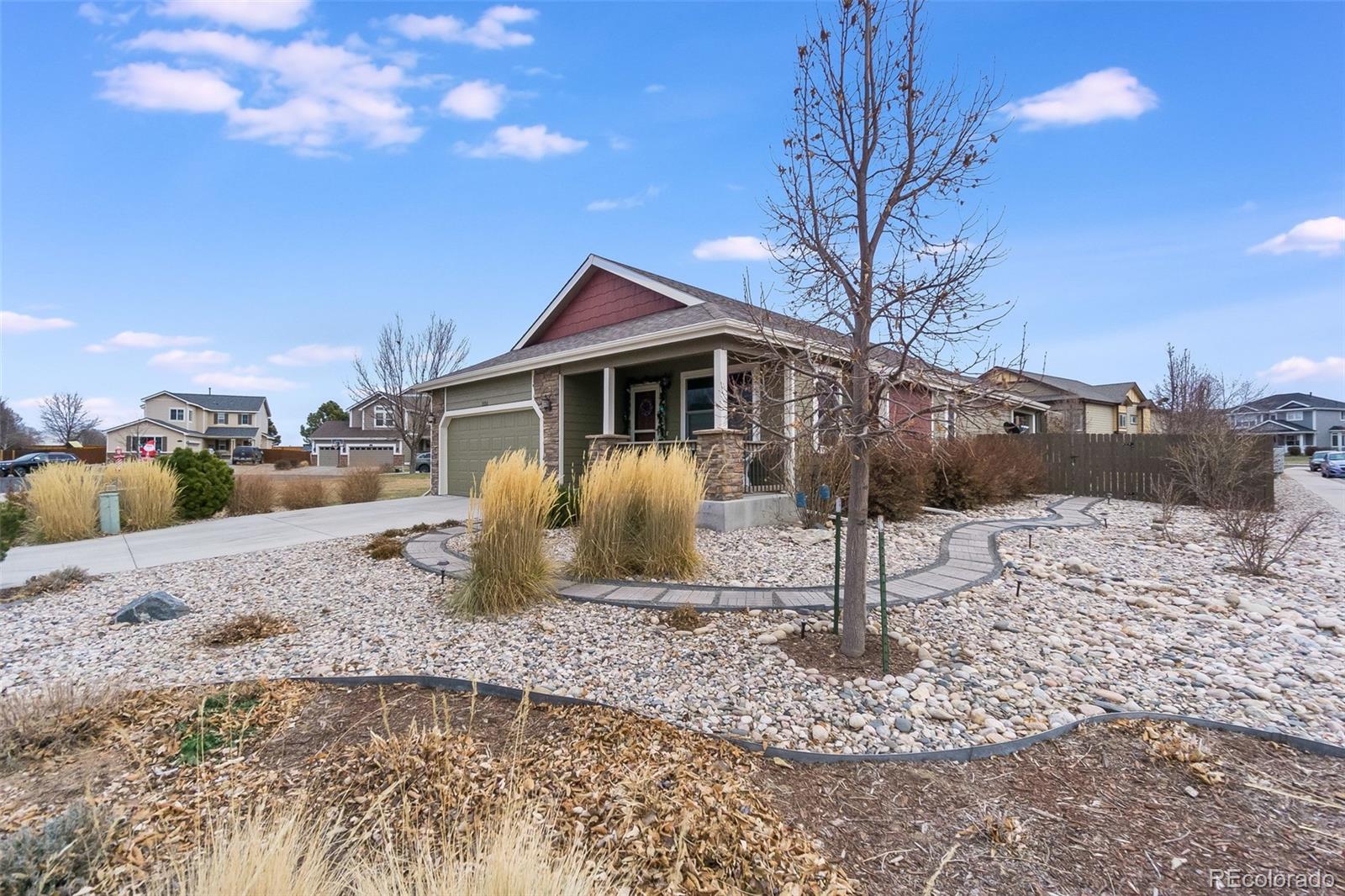2151 Redhead Drive Johnstown, CO 80534 - Photo 11 of 37 a view of a blue house with a yard