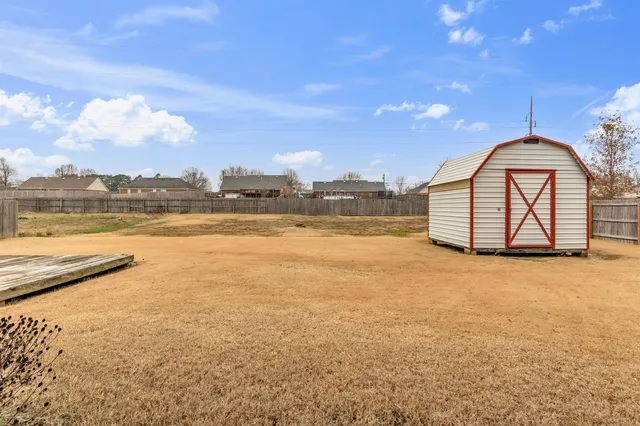 a view of a lake in front of house