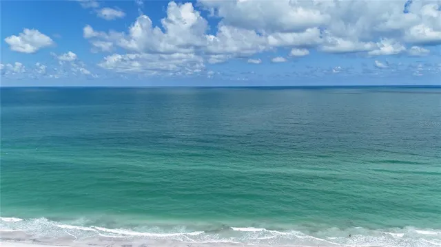 a view of a lake from a yard