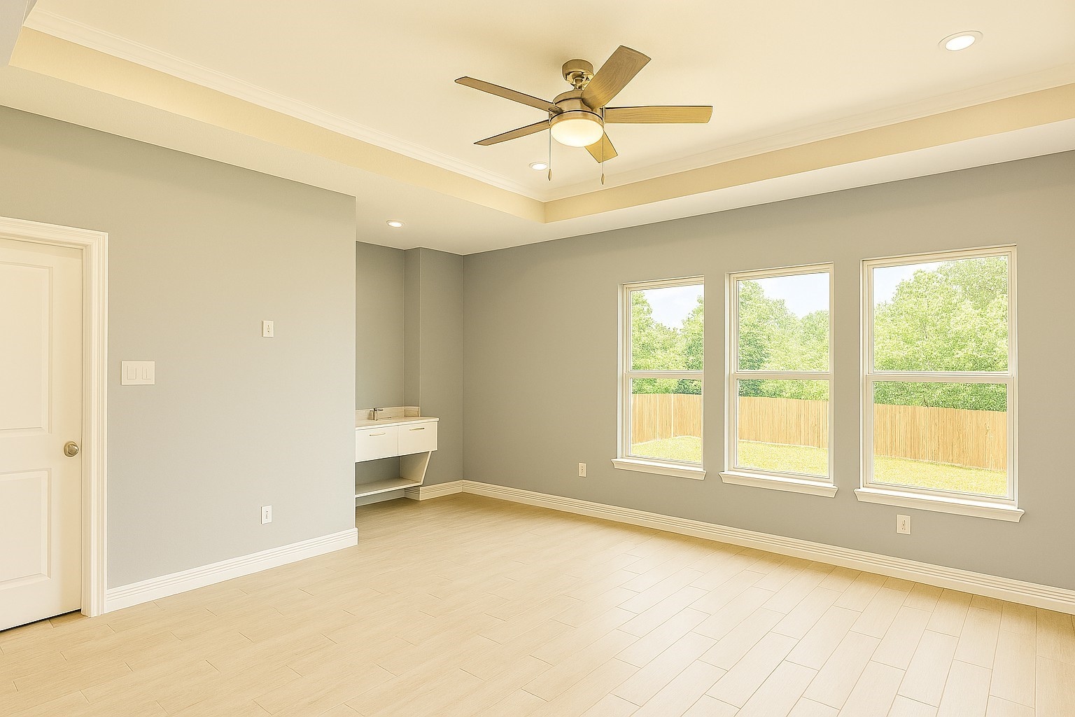 2 Mace Street Conroe, TX 77303 - Photo 10 of 24 Private first-floor retreat featuring generous space, natural light, and a serene atmosphere designed for rest and relaxation