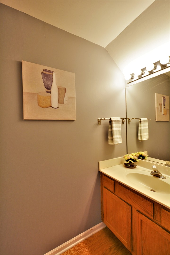 8187 Ripple Ridge Darien, IL 60561 - Photo 5 of 21 a bathroom with a sink and mirror