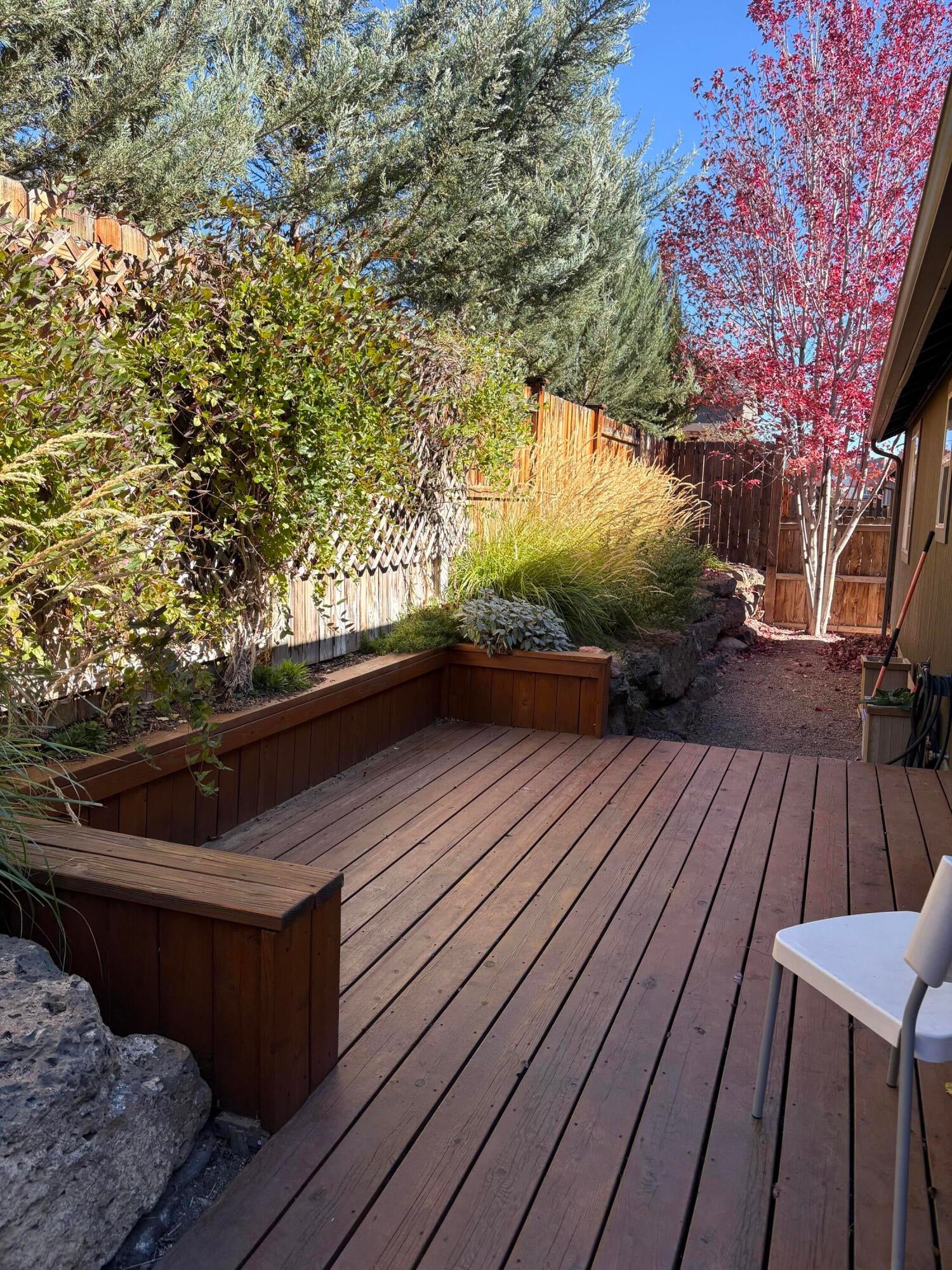2808 Northeast Spring Water Place Bend, OR 97701 - Photo 10 of 12 Rear cedar deck