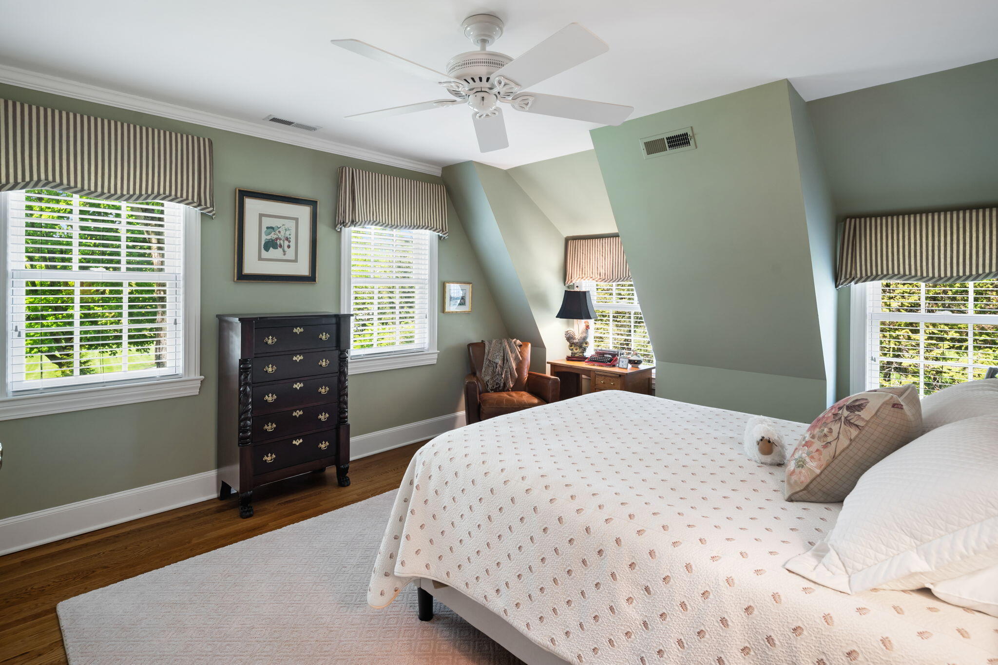 1466 Ponus Ridge Road New Canaan, CT 06840 - Photo 38 of 81 a bedroom with a bed dresser and a window