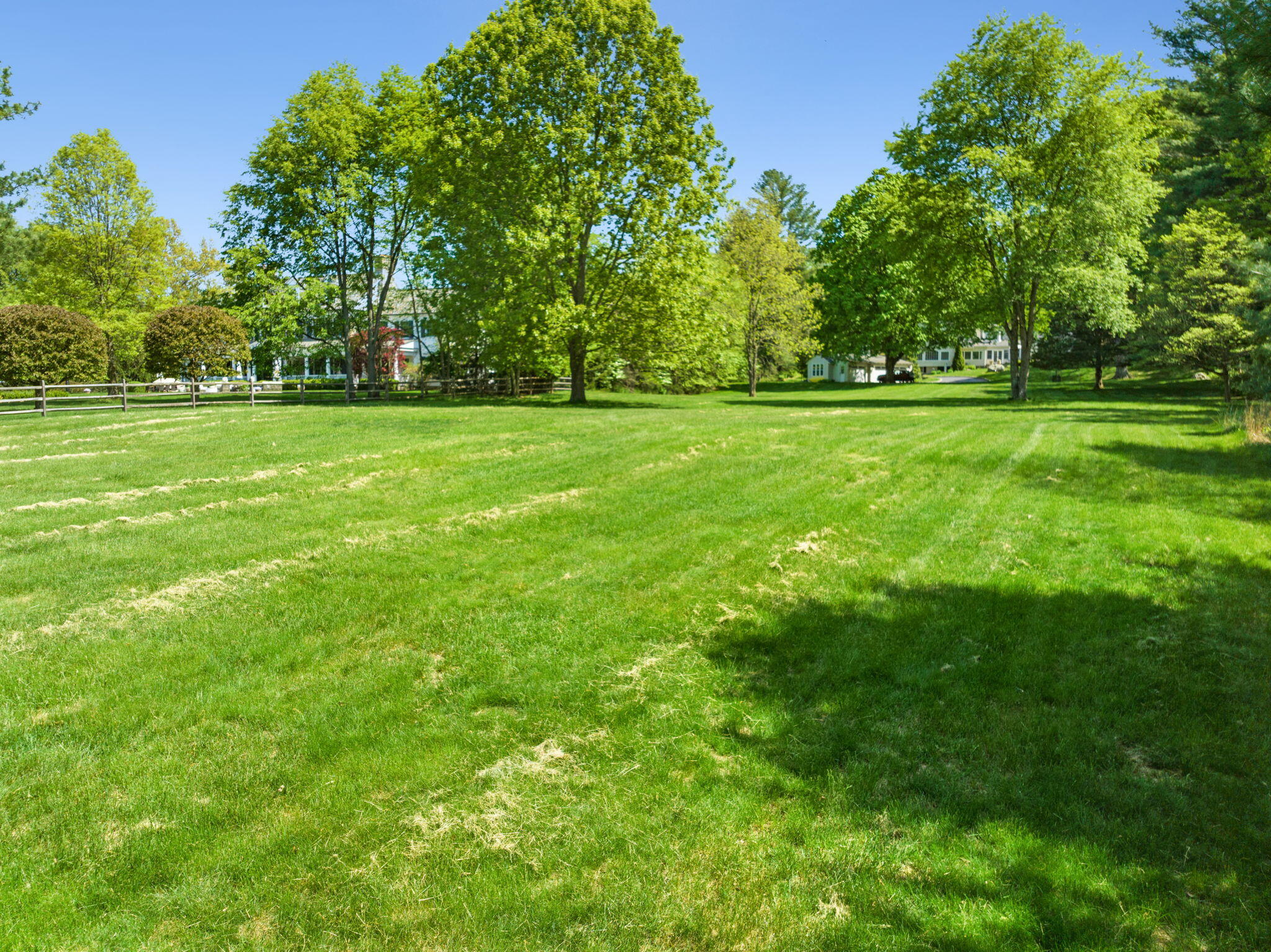1466 Ponus Ridge Road New Canaan, CT 06840 - Photo 61 of 81 a view of green field with trees in the background