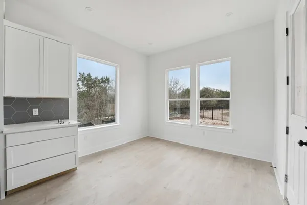 wooden floor in a room