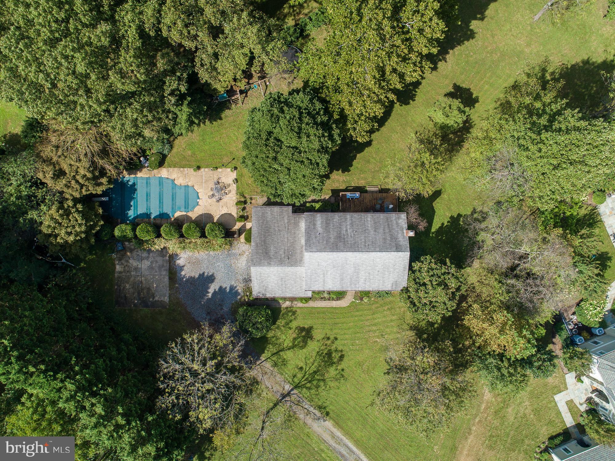 318 Kyle Road Crownsville, MD 21032 - Photo 29 of 30 Exterior view of home and pool
