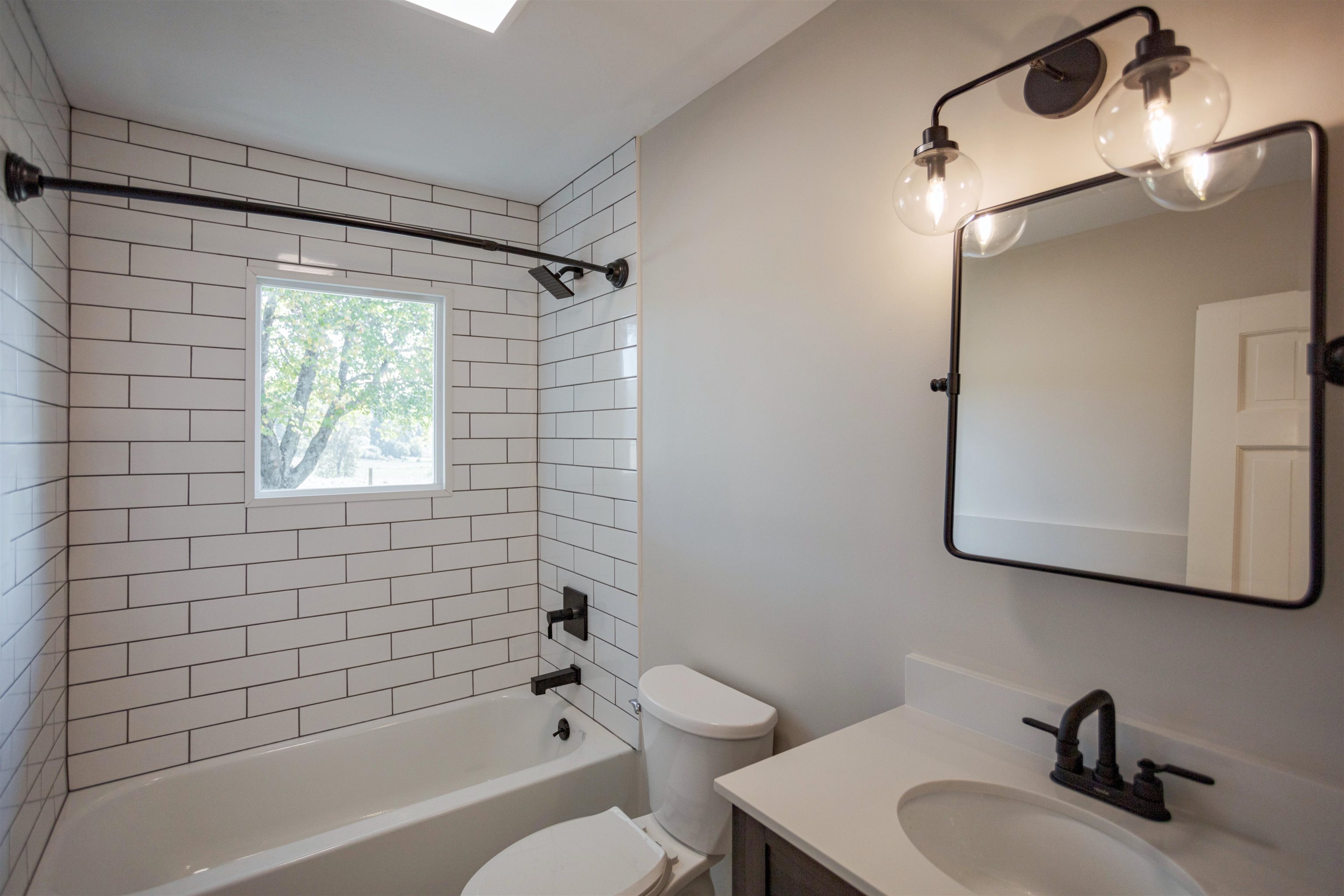 2834 Brownsburg Turnpike Raphine, VA 24472 - Photo 19 of 38 a bathroom with a sink a toilet and shower