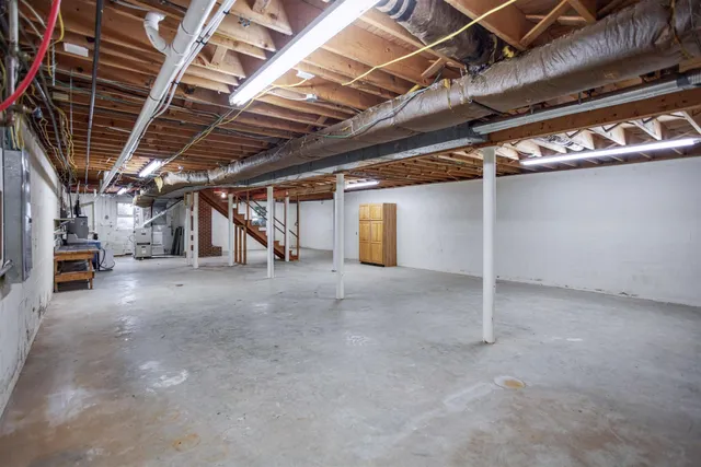 a view of empty room with an empty room