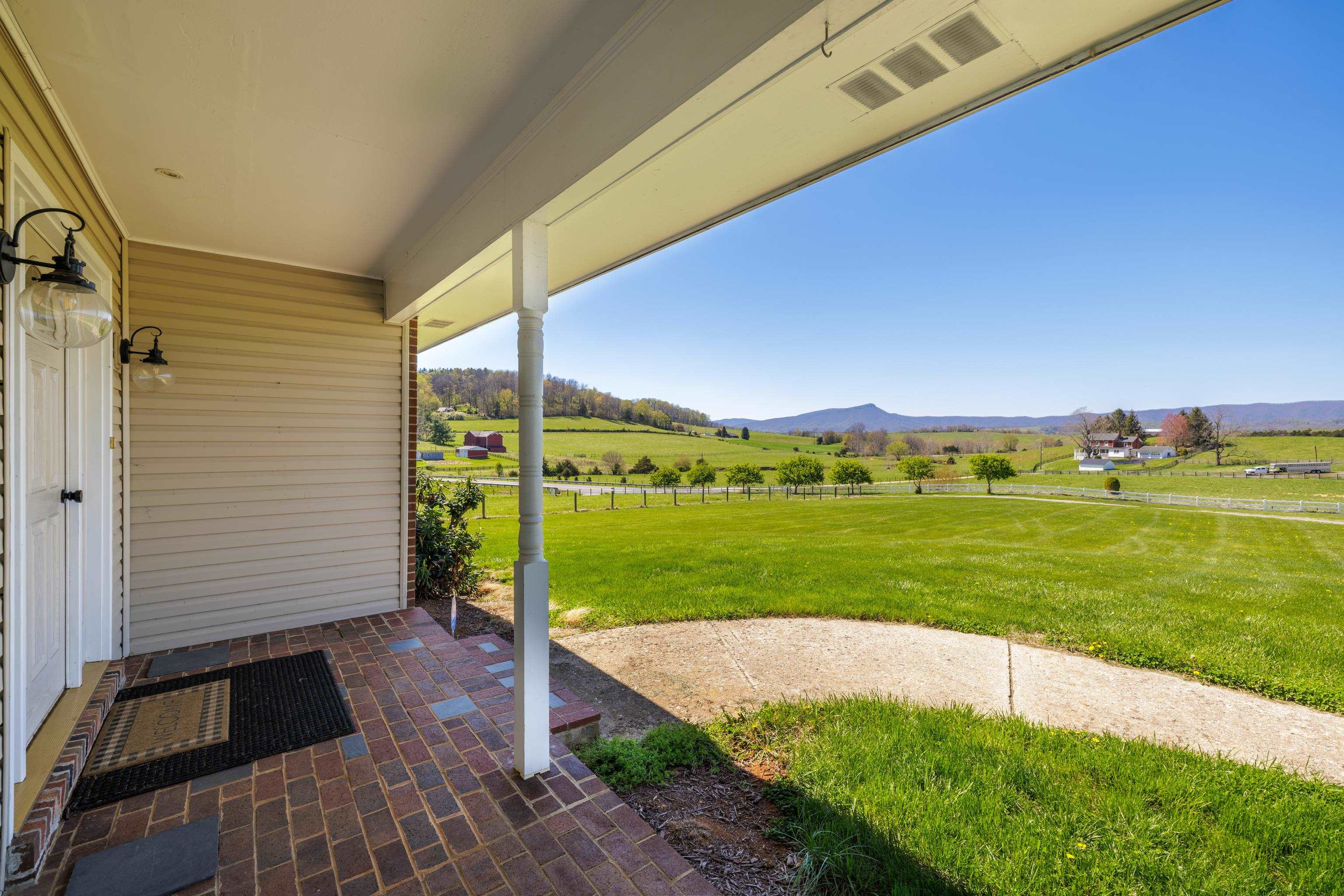 2834 Brownsburg Turnpike Raphine, VA 24472 - Photo 42 of 69 a view of a garden from a balcony