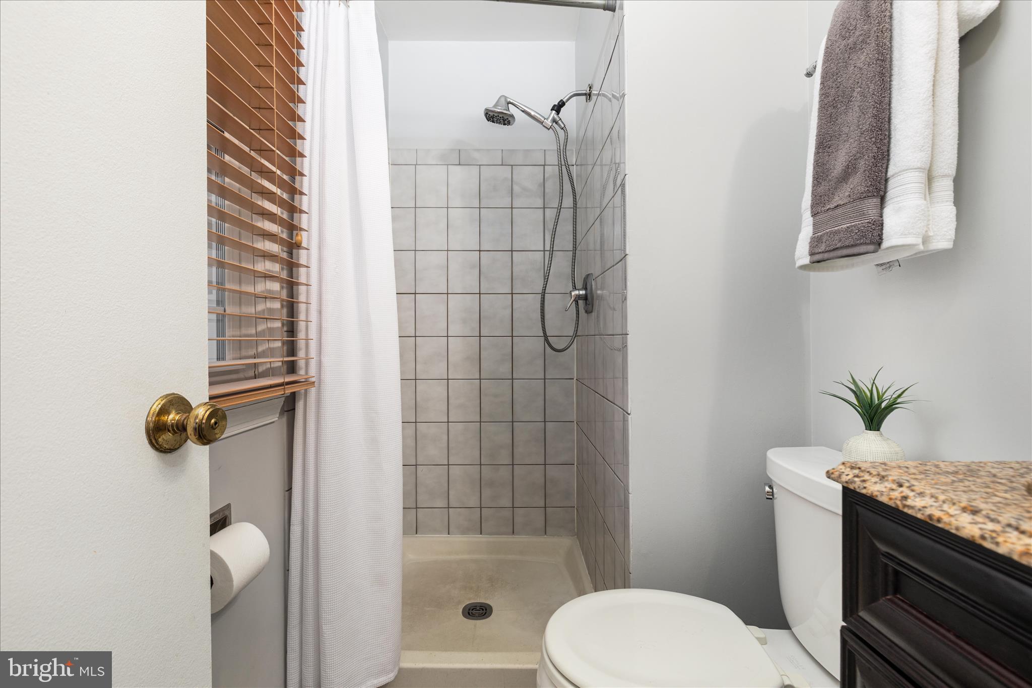 7398 Roxbury Avenue Manassas, VA 20109 - Photo 20 of 75 a bathroom with a shower curtain