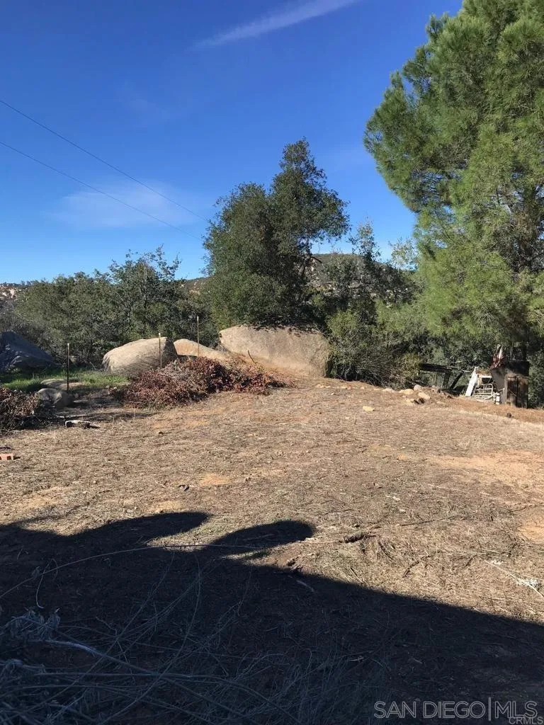 17869 Lyons Valley Road Jamul, CA 91935 - Photo 4 of 18 a view of a dry yard with wooden fence