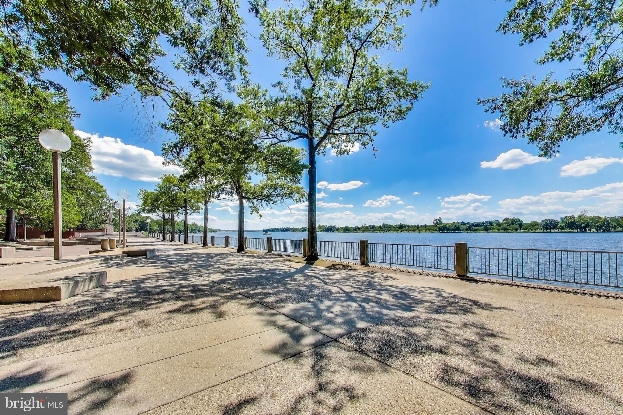 1435 4th Street Southwest, Unit B609 Washington, DC 20024 - Photo 26 of 28 a view of lake with a yard