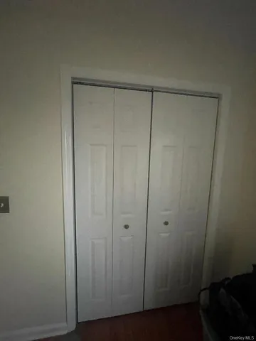 a view of closet area