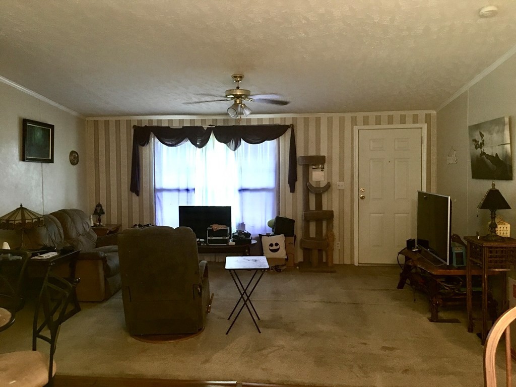 586 Old Stage Road Dandridge, TN 37725 - Photo 9 of 11 a living room with furniture a fireplace and a flat screen tv