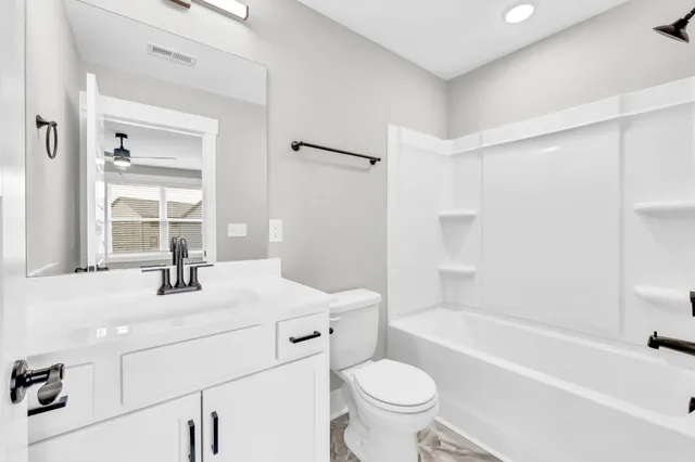 a close view of closet