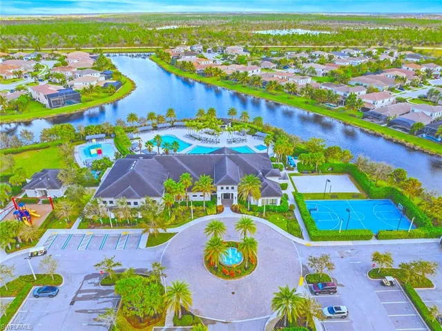 a view of an outdoor space and a lake view
